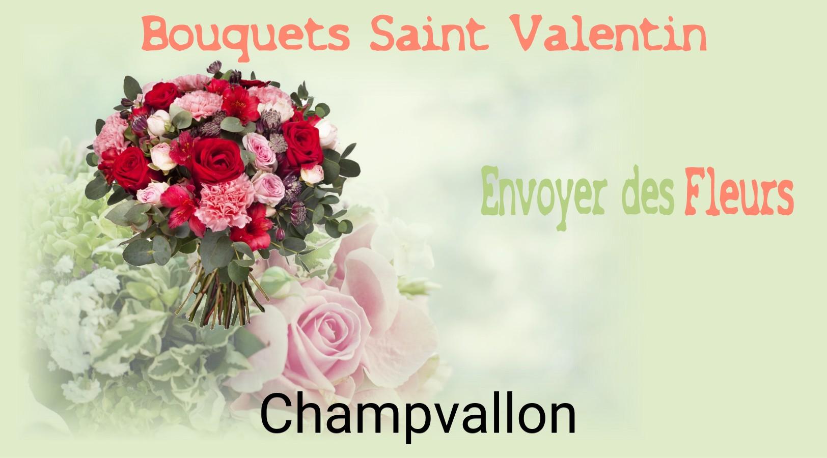 Roses de Saint-Valentin livrées à Champvallon